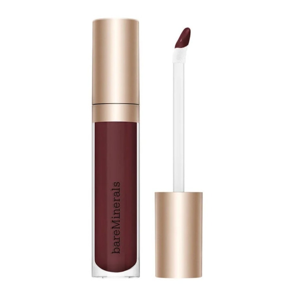 bareMinerals Mineralist Lip Gloss Balm Enlightenment Deep Plum Vegan Makeup